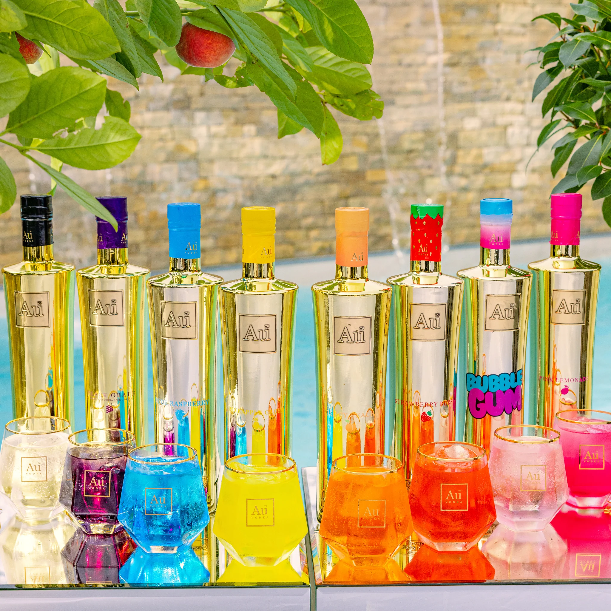 Au Vodka 8 Bottle Collection