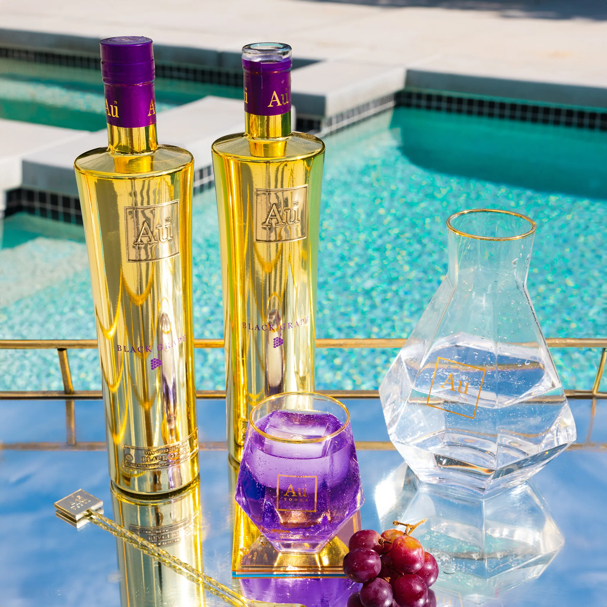 Au Vodka 750ml & FREE Diamond Cut Glass - Image 6