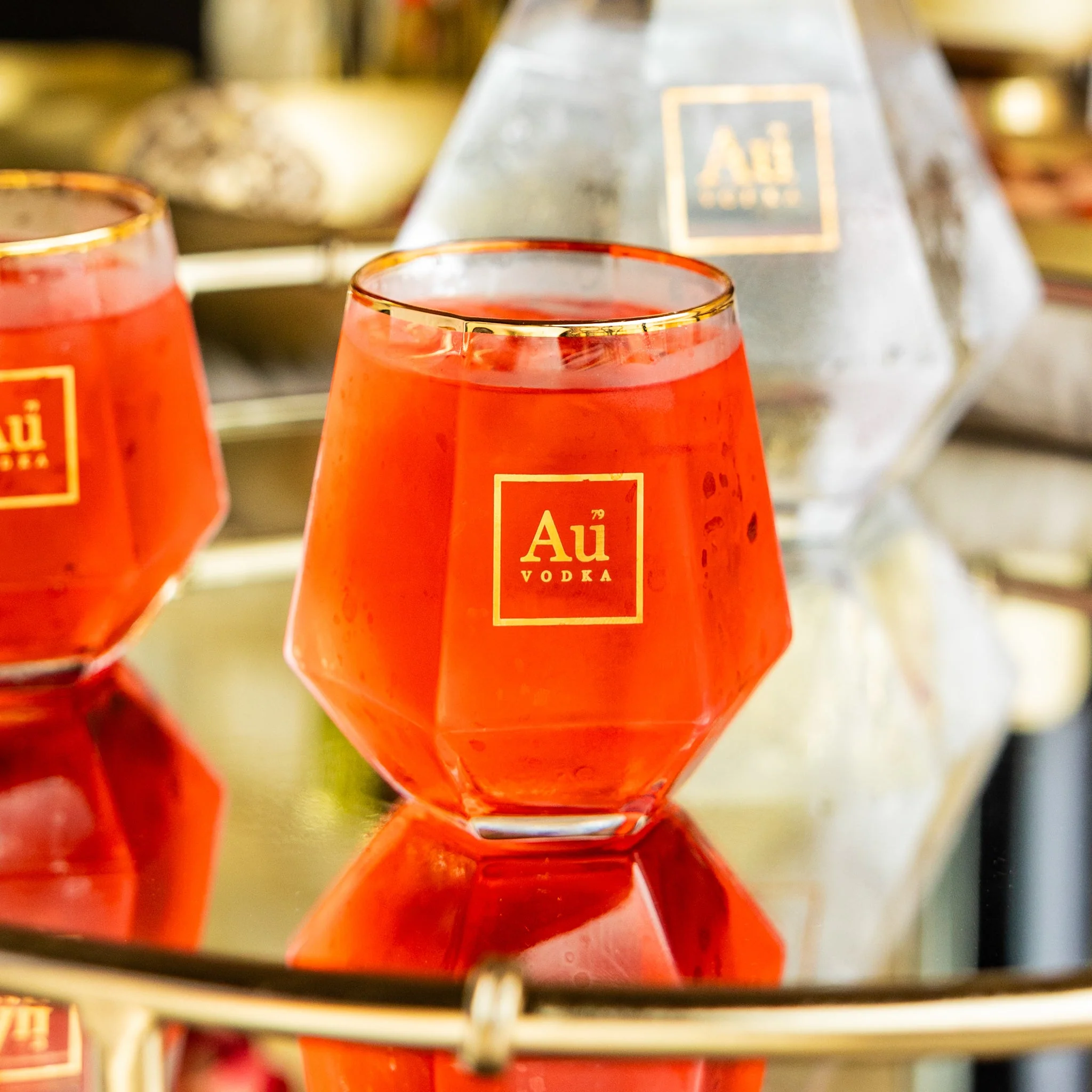 Au Diamond Cut Glass - Image 7