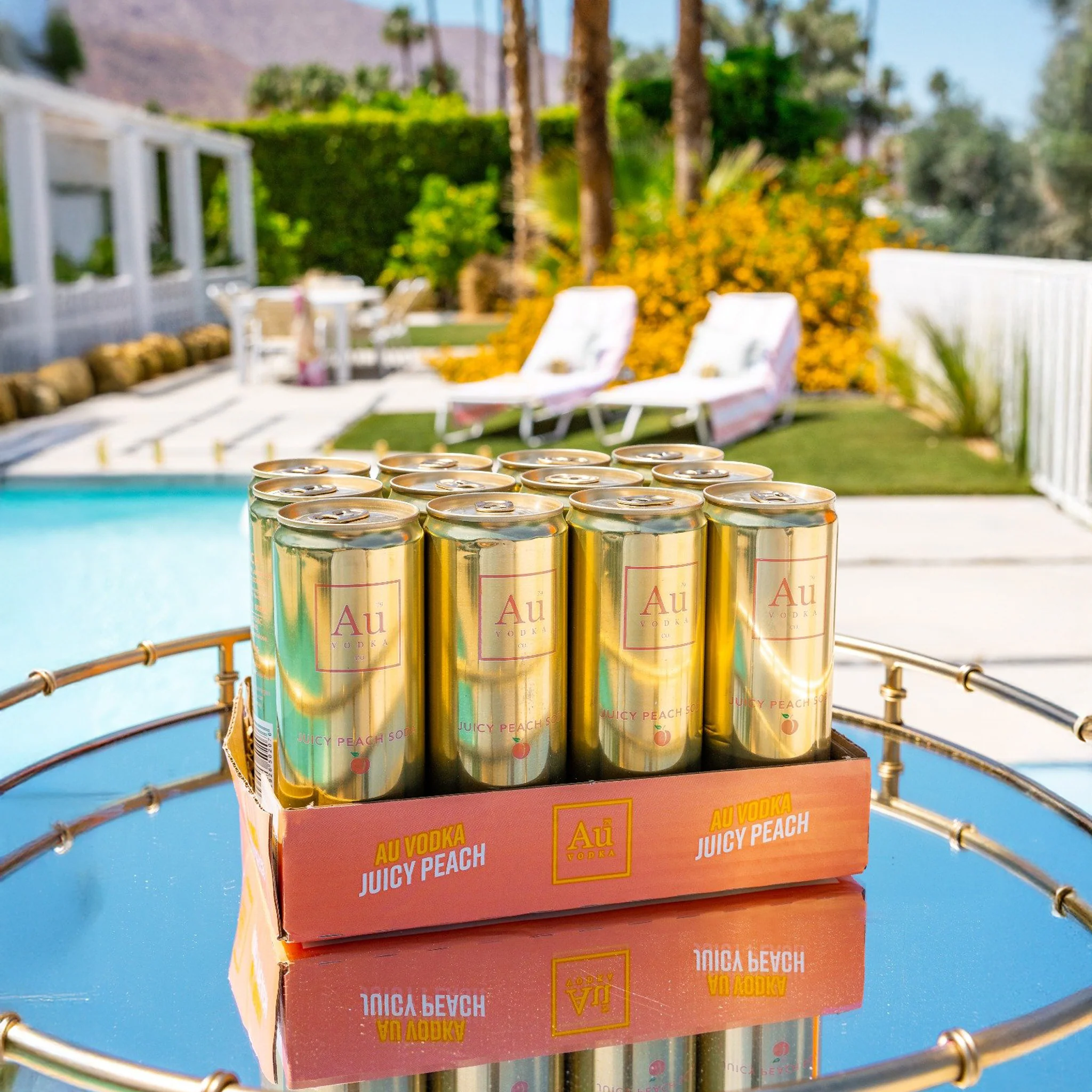 Au Vodka Juicy Peach Cocktail Can - 24 Pack - Image 6