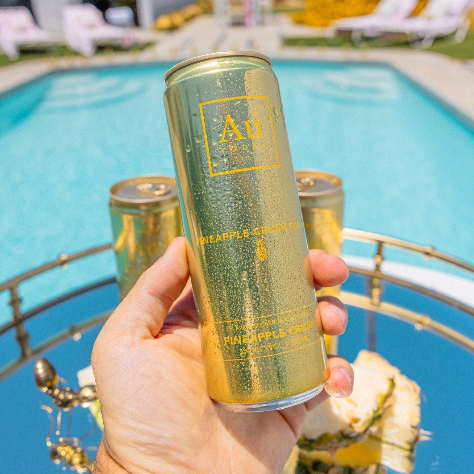 Au Vodka Pineapple Crush Cocktail Can - 24 Pack - Image 3