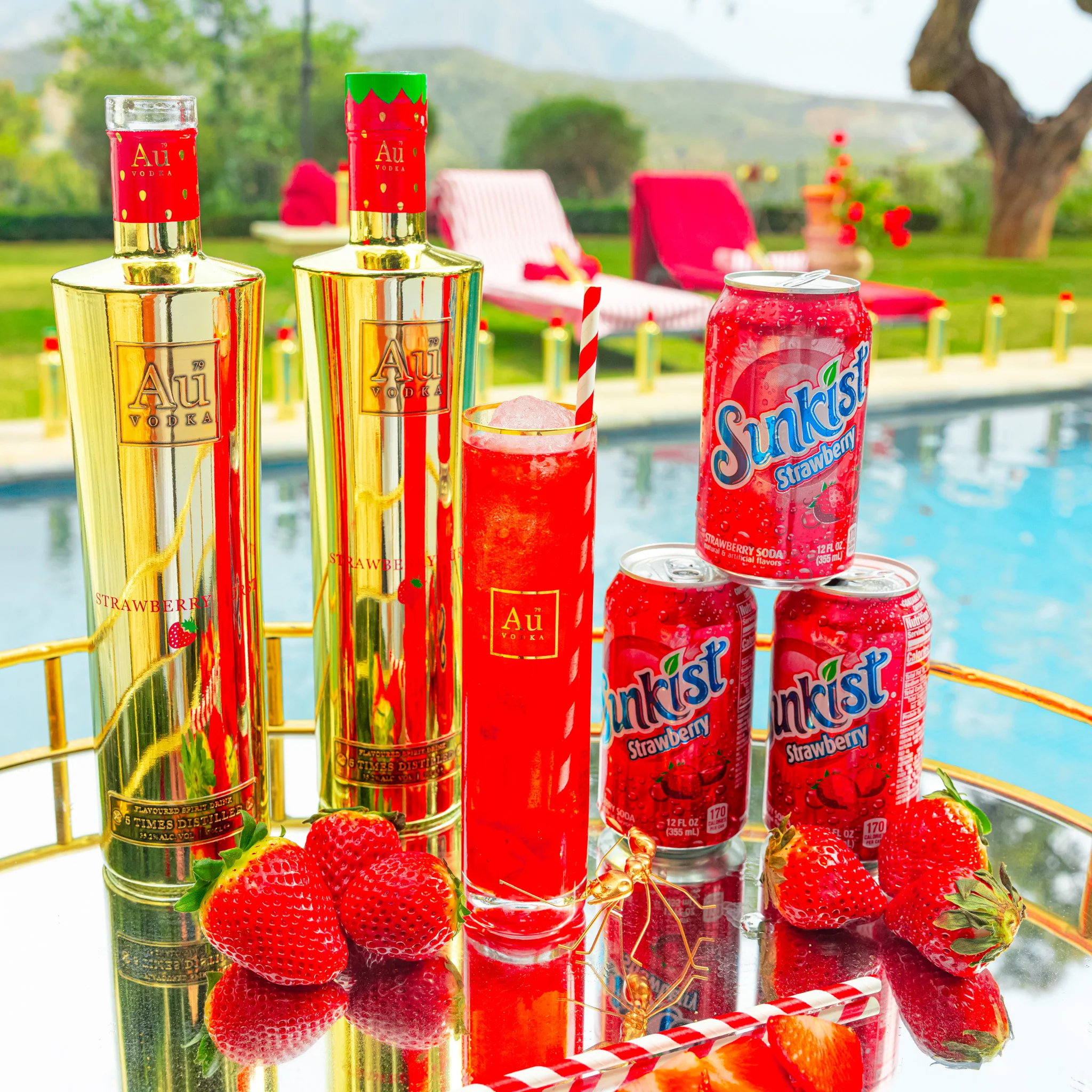 Au Vodka Strawberry Burst 750ml - Image 3
