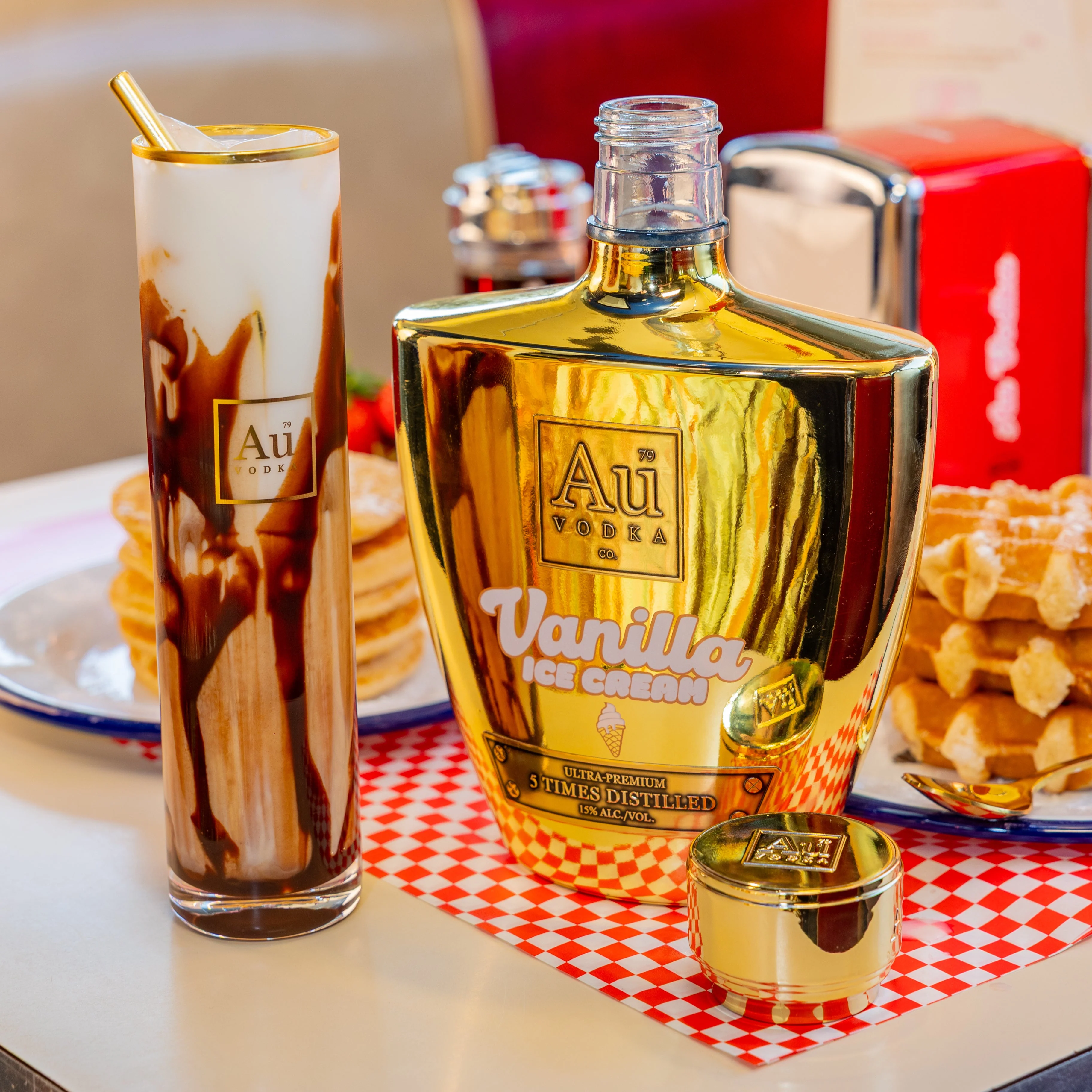 Au Vodka Vanilla Ice Cream 700ml - Image 3