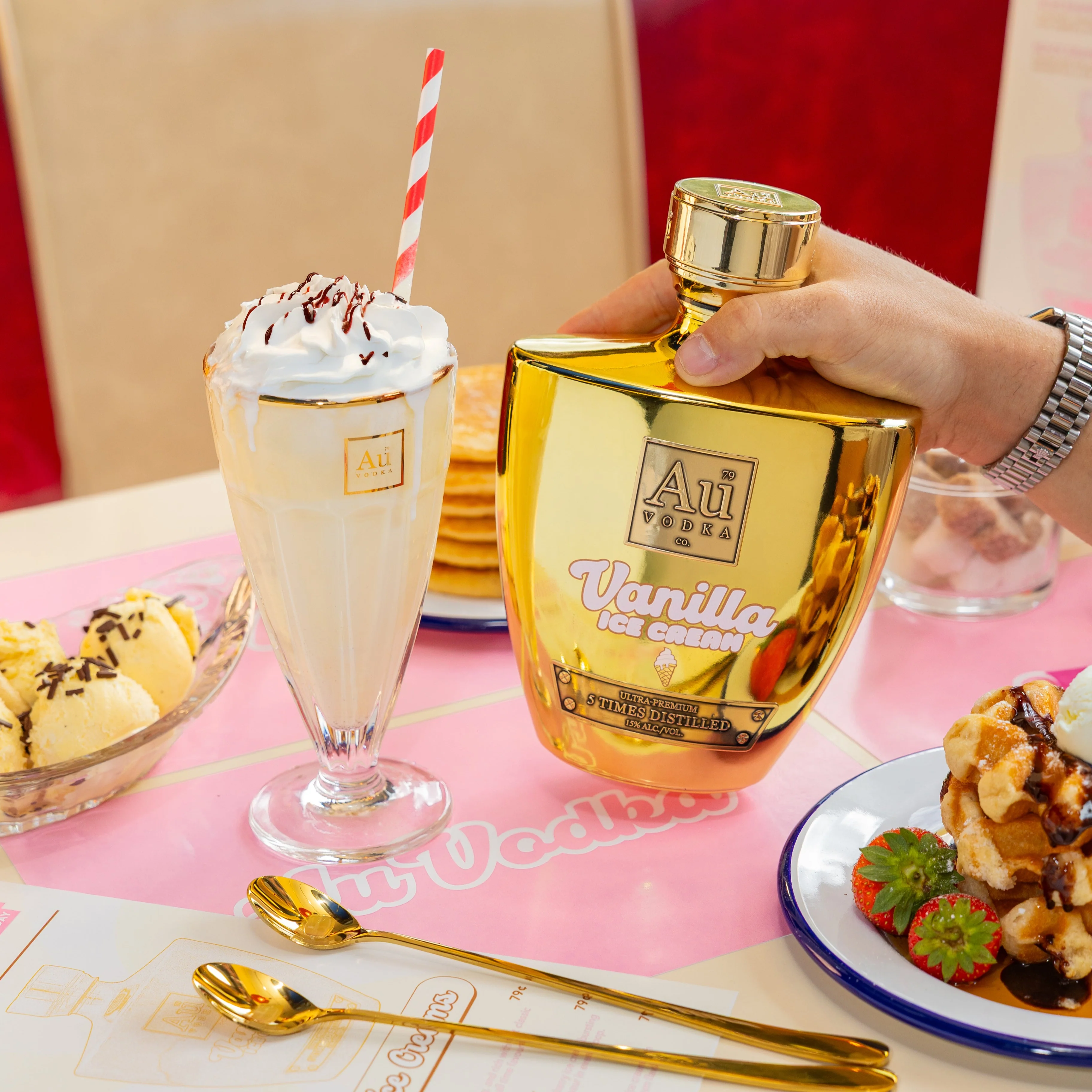 Au Vodka Vanilla Ice Cream 700ml - Image 4