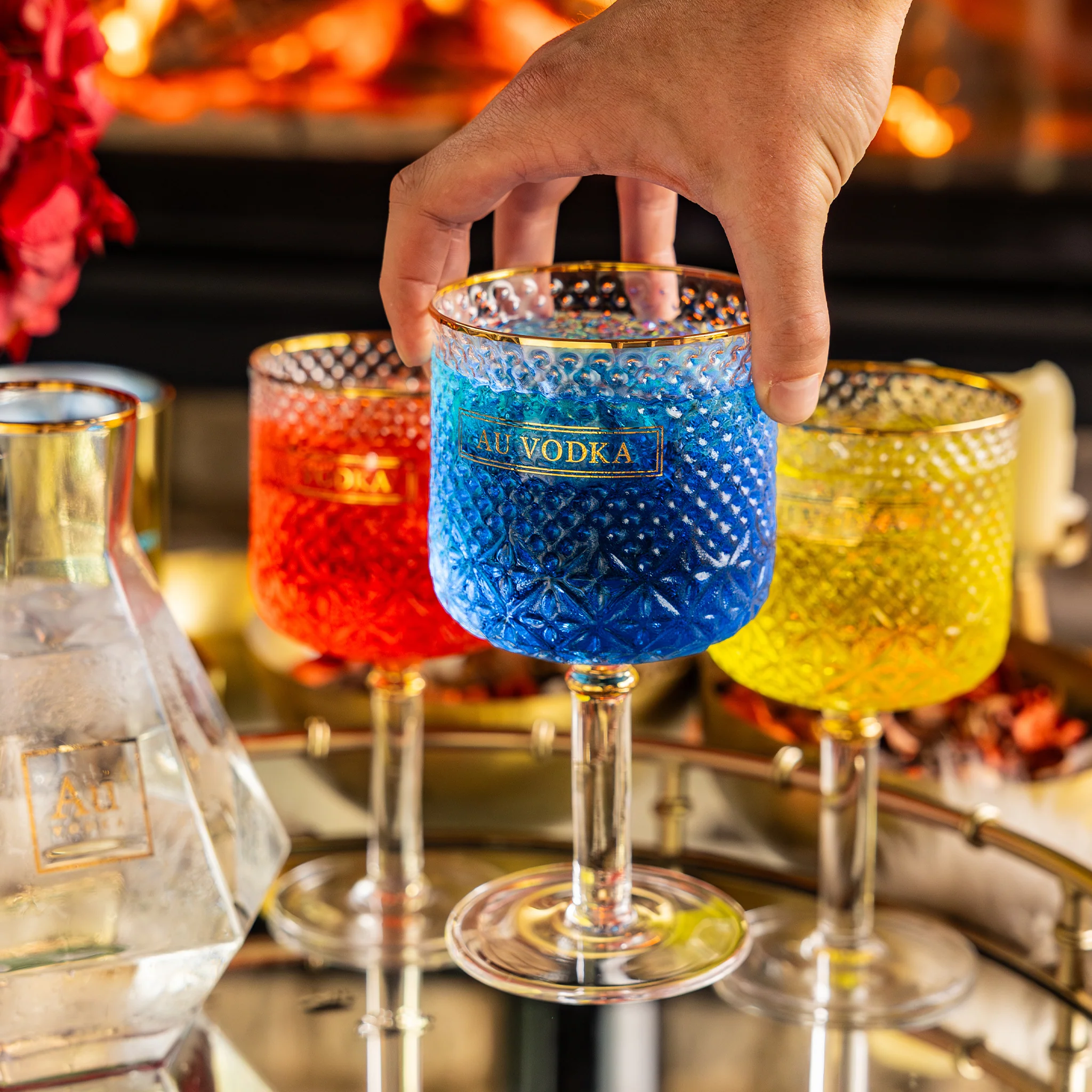 Au Crystal Cocktail Glass - Image 4